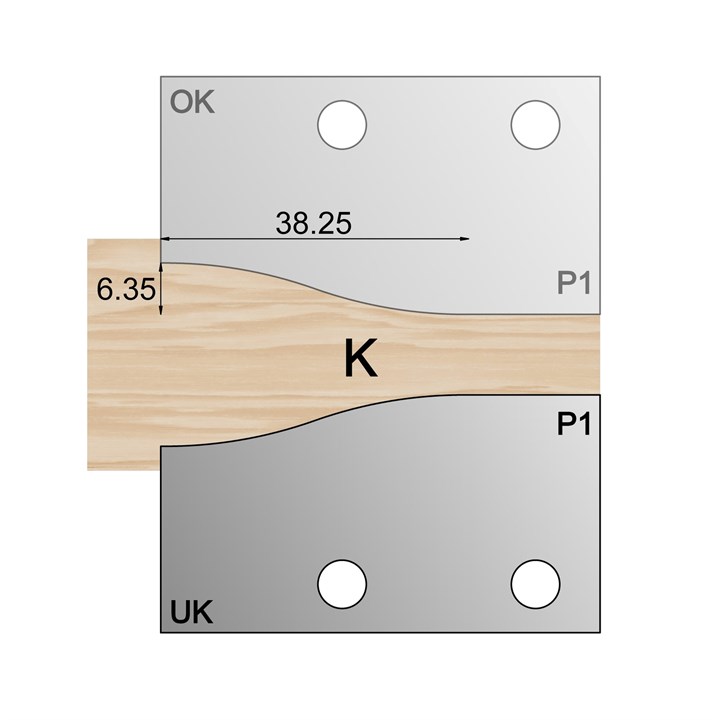 UK Panel Profile Cutter P1 HSS