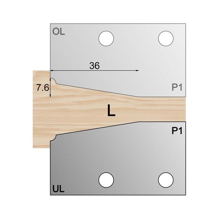 UL Panel Profile Cutter P1 HSS