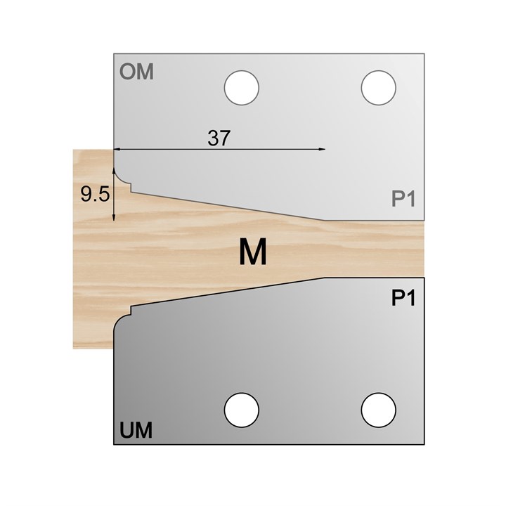 UM Panel Profile Cutter P1 HSS