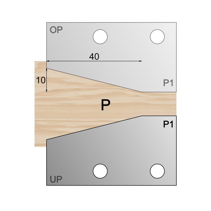 UP Panel Profile Cutter P1 HSS