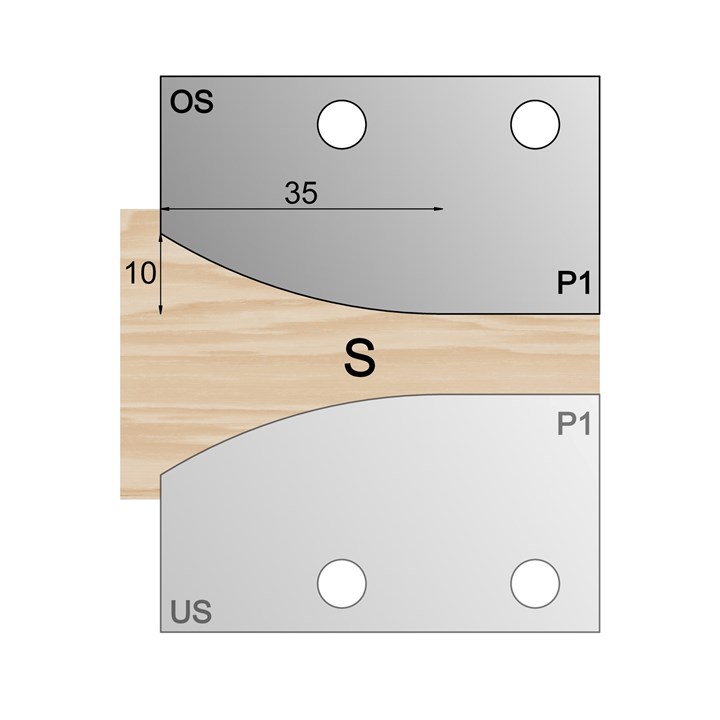 OS Panel Profile Cutter P1 HSS