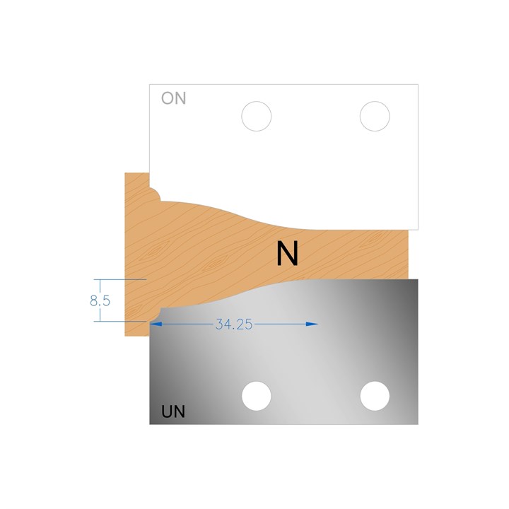 UN Panel Profile Cutter P1 HSS