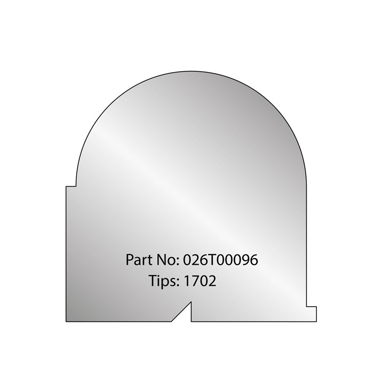 Tip 1702- 23 mm Convex Cutter
