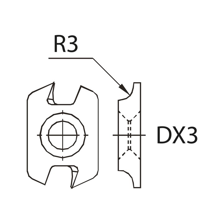 R3 Radius Tip DX
