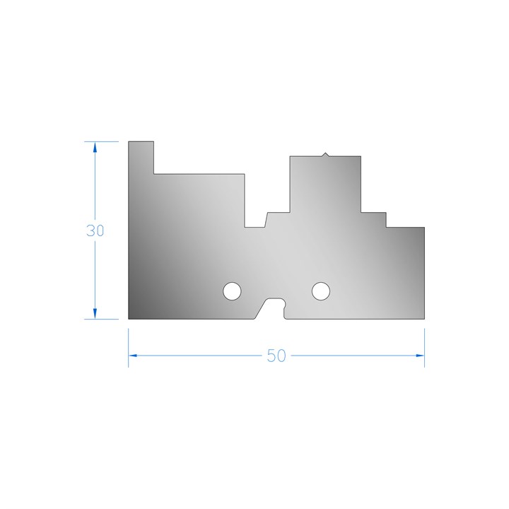 Tip 67224A/BS - TC Cutter Straight Finish for Solo