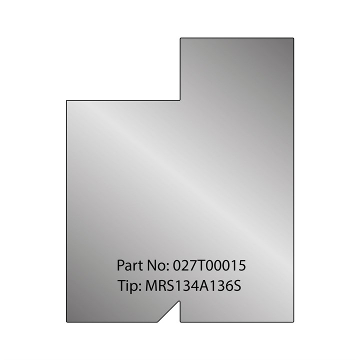 Tip MRS134A136S - (Square Finish) TC Cutter for Solo/Klone Head