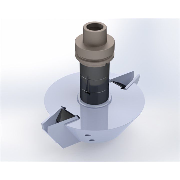 175 x 55 30° Cone Block
Mounted & Balanced on 130mm Long HSK63F