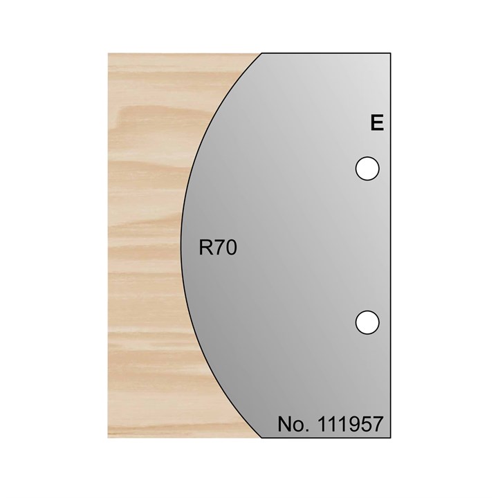 R70 Convex Profile Cutter in HSS - 111957