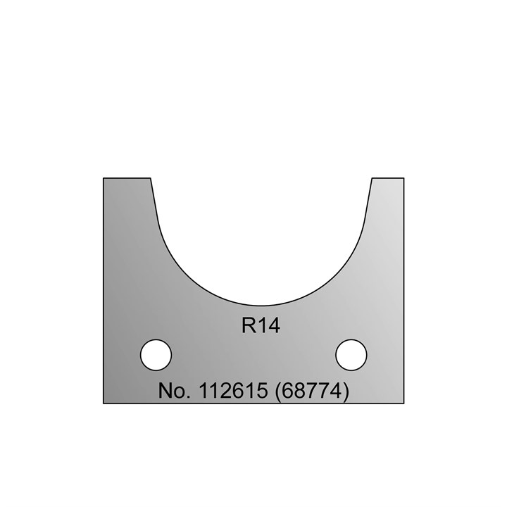 68774 28 mm Nosing Cutter TC Tip (40 x 30)