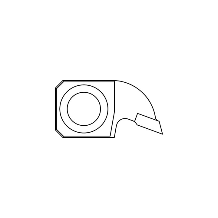 24.5 x 13 x 4 mm MEC 4 mm Groover single-sided