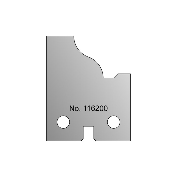 Lambs Tongue Mould TC Profile Tip
For Kitchen Door Set With Chamfer