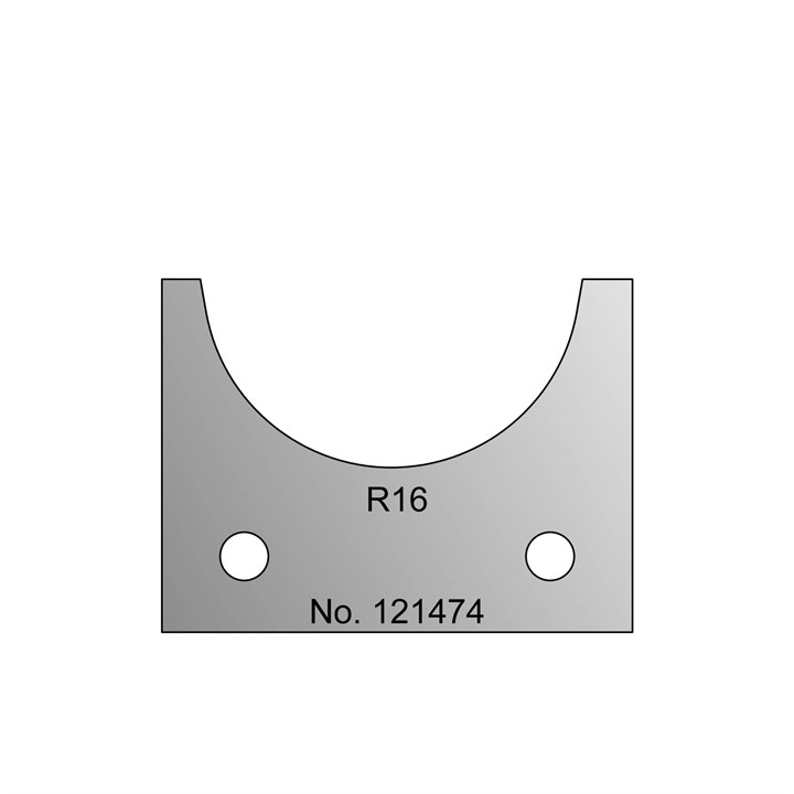 32 mm Nosing Cutter TC Tips
40 x 30 for CNC block - 121474