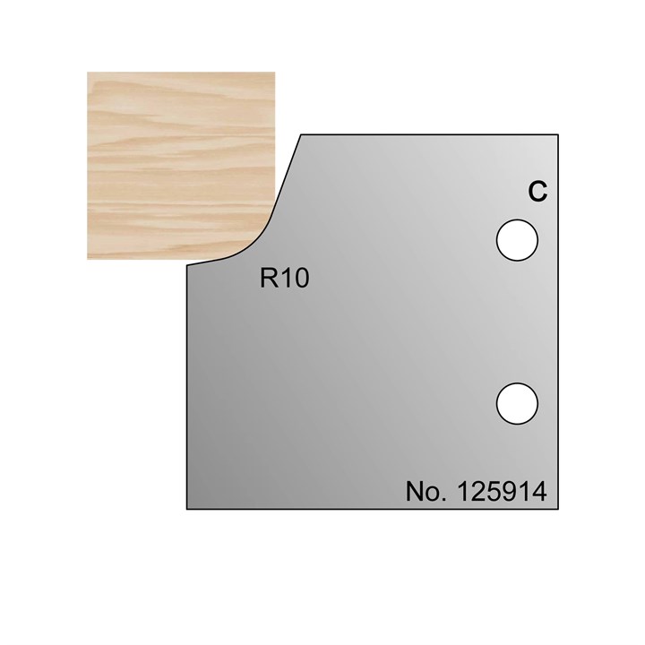 R10 Mould Profile Cutter in HSS - 125914