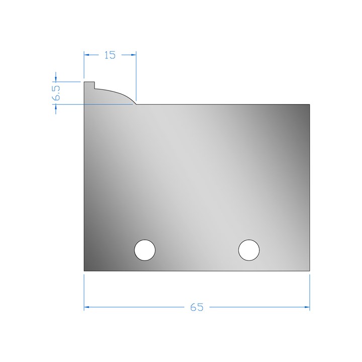 15 x 6.5mm Scribe Cutter in HSS - 134281