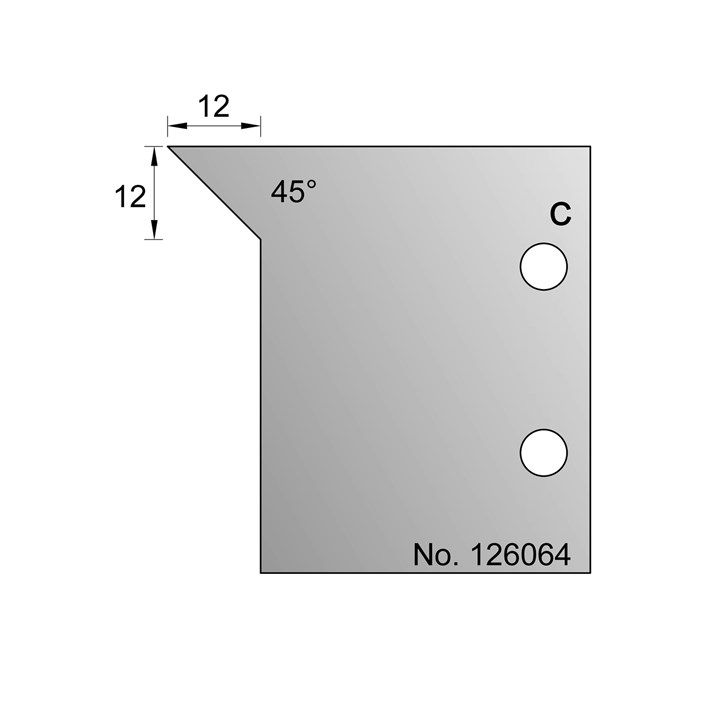 45 Degrees Bevel Scribe Cutter in HSS - 126064