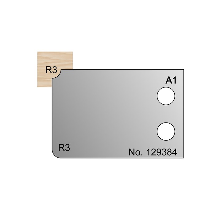 R3 Ovolo Profile Cutter in HSS - 129384