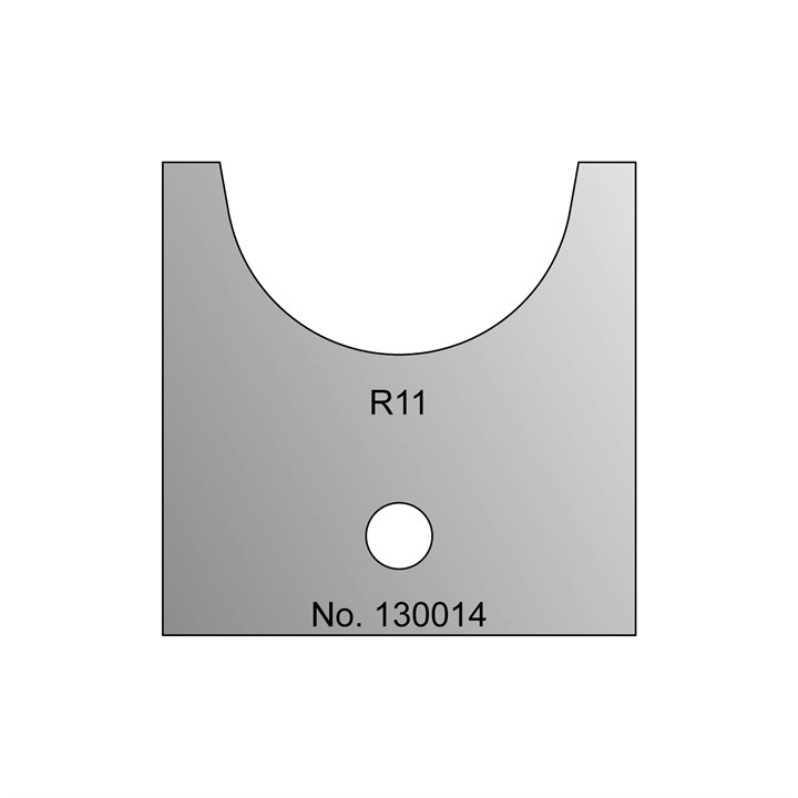 22mm Nosing Profile Tips 30 x 30 x 2 single hole