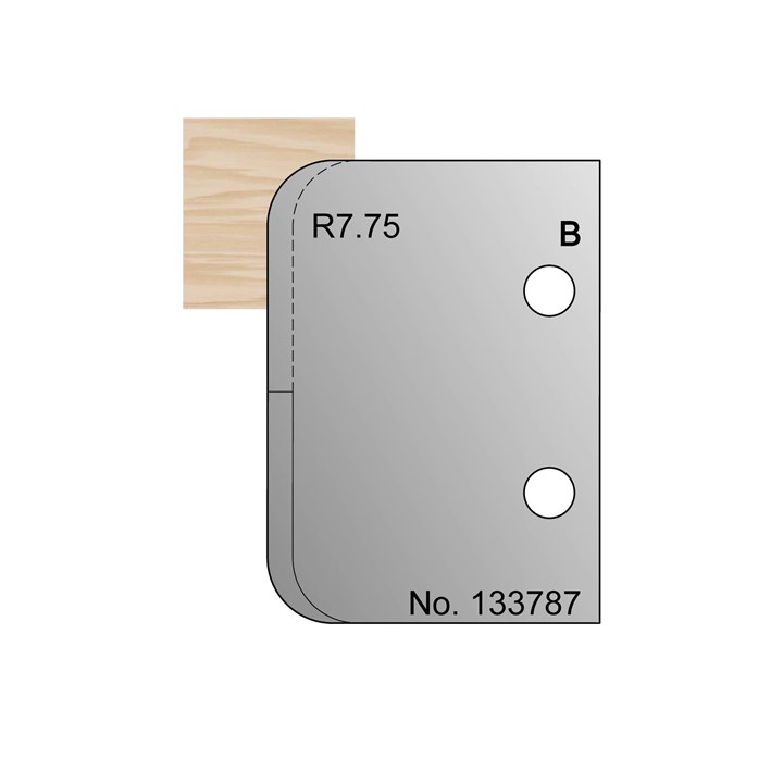 R7.75 Radius Profile Cutter in HSS - 133787