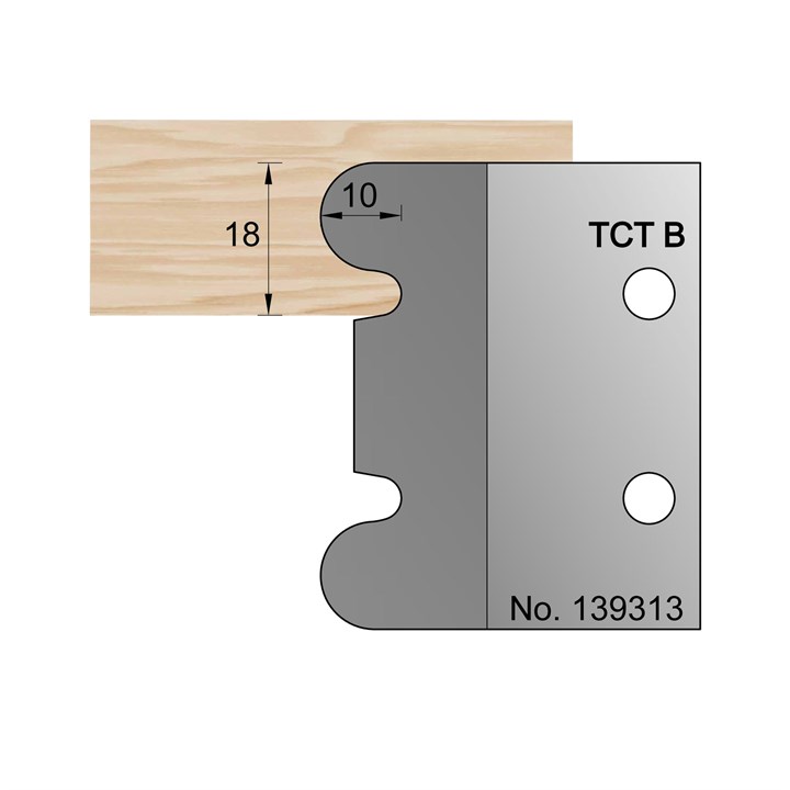 12.5mm Rounded Finger Pull Profile Cutter in TCT - 139313