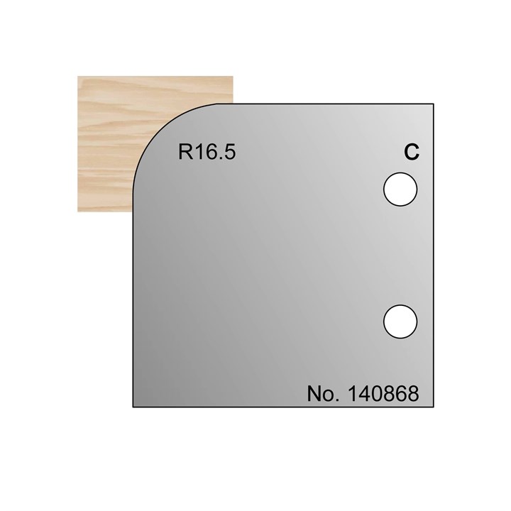 R16.5 Convex Profile Cutter in HSS - 140868