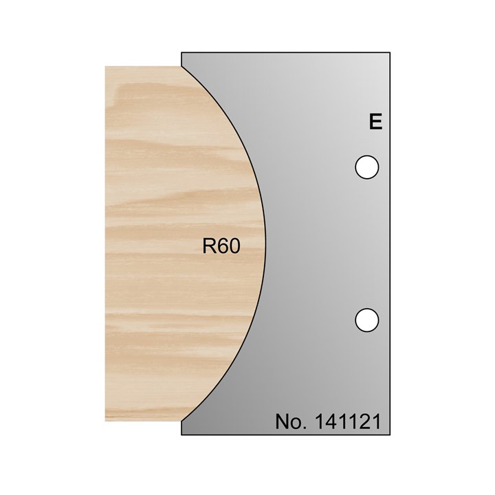 R60 Radius Profile Cutter in HSS - 141121