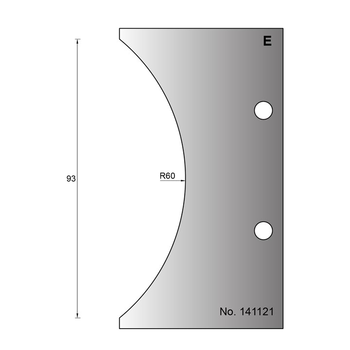 R60 Radius Profile Cutter in HSS - 141121