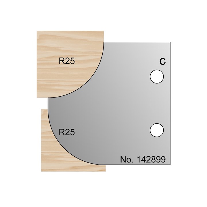 R25 Ovolo Profile Cutter in HSS - 142899
