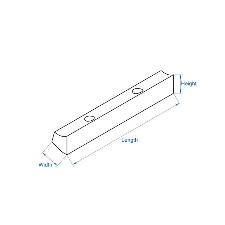 98mm Long Centrolock Jaw