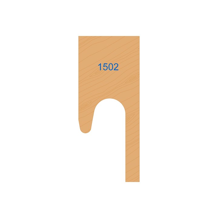 TC Finger Draw Pull Head 1502 Profile