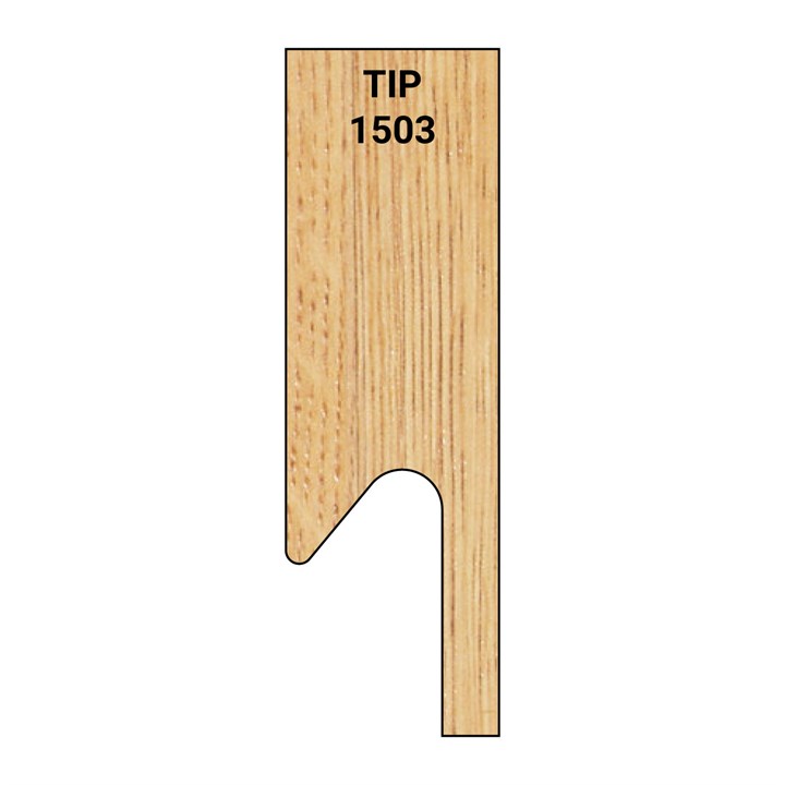 TC Finger Draw Pull Head 1503 Profile