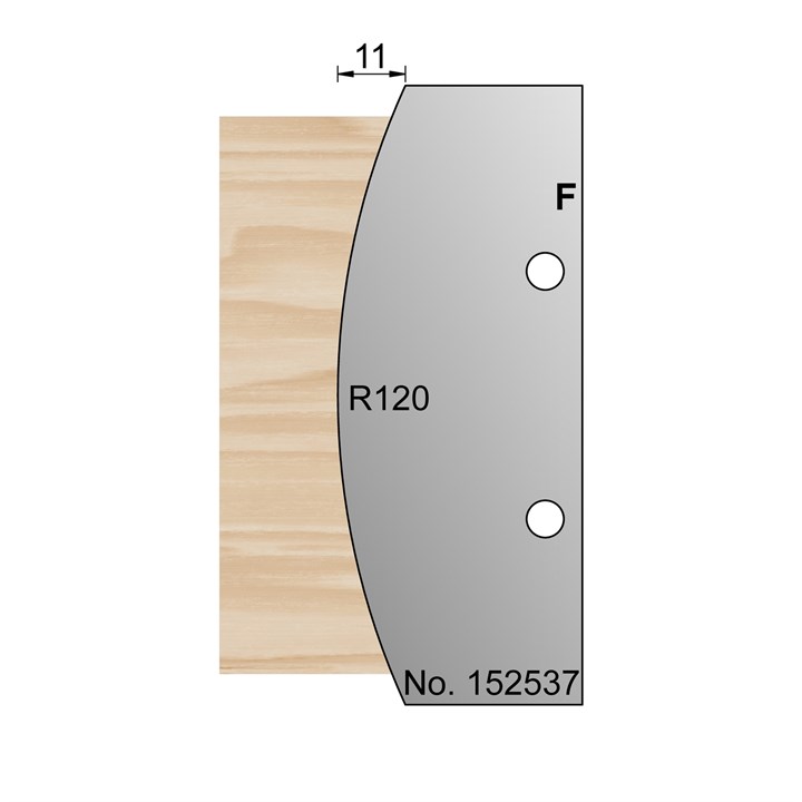 R120 Radius Profile Cutter in HSS - 152537