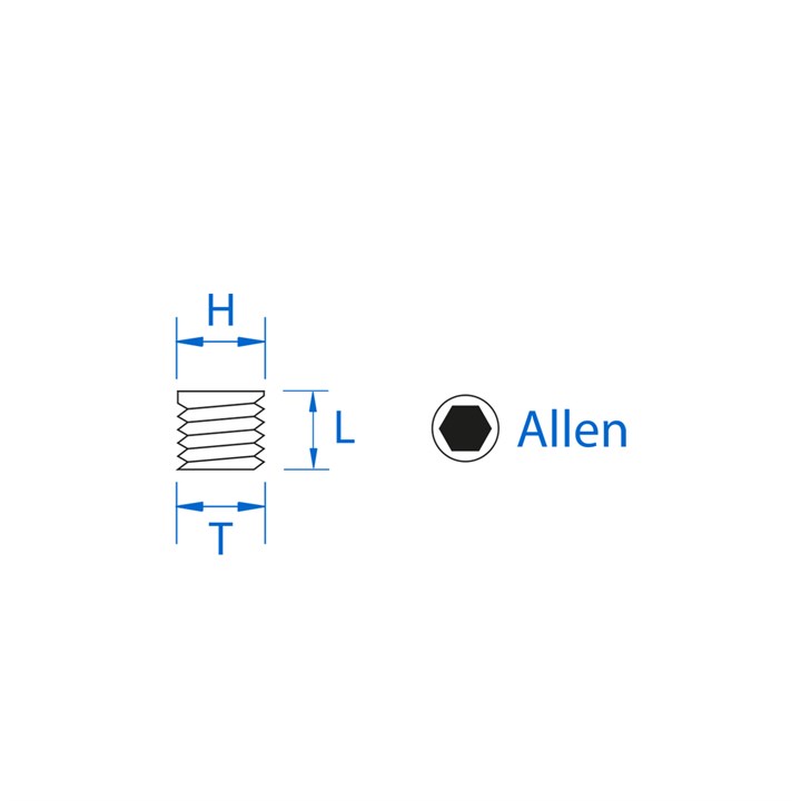 Flat Point Grub Screws