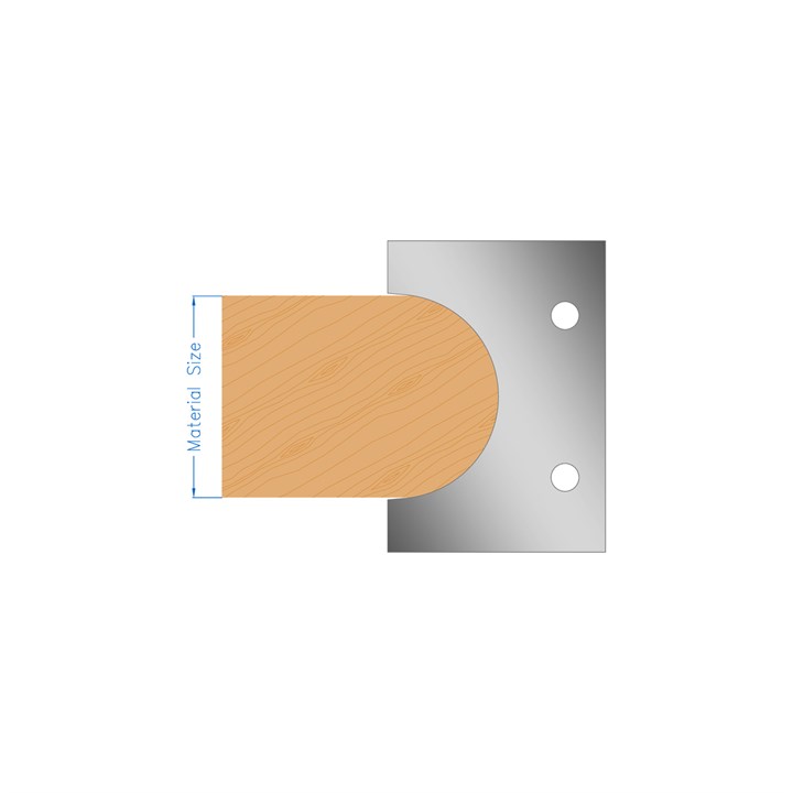 Tip 34061 - 25 mm Diameter Nosing Cutter Tip