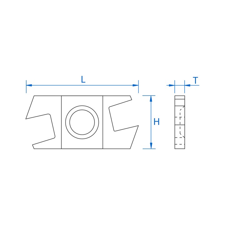 Spare 4 mm Groover Tips MAN Omk48017E000