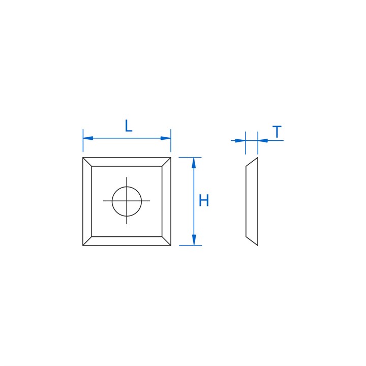 12 x 12 x 1.5 mm TC Blades