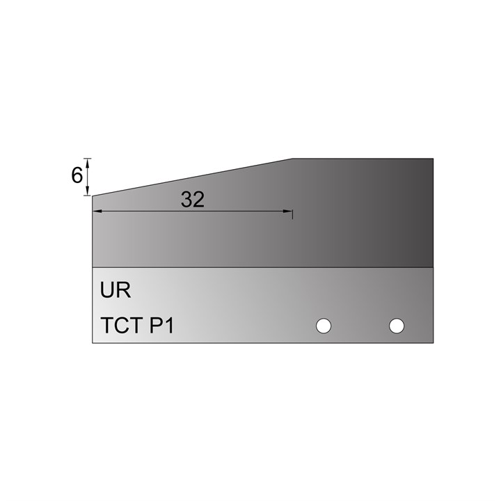 UR - Under-wood 32 x 6mm Panel Cutter in TCT