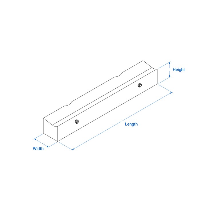Jaw 12.7 x 75 mm (80 mm Shear)