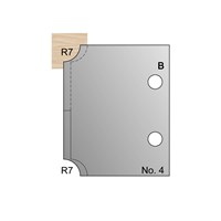 R7 Ovolo Profile Cutter in HSS - 4