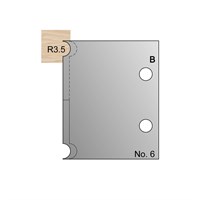 R3.5 Cockbead Profile Cutter in HSS - 6