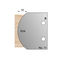 R34 Convex Profile Cutter in HSS - 11