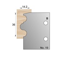 36 x 13.35 Picture Frame Profile Cutter in HSS - 19