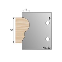 38 x 11mm Handrail Profile Cutter in HSS - 23