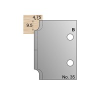 9.5 x 4.75mm Ovolo Profile Cutter in HSS - 35