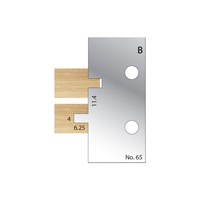 4 x 6.25mm T & G Profile Cutter in HSS - 65