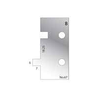 6 x 7mm T & G Profile Cutter in HSS - 67