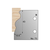 37.5 x 11.5mm Skirting Profile Cutter in HSS - 73