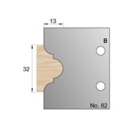 32 x 13mm Astragal Profile Cutter in HSS - 82