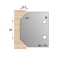 45 Degrees Bevel Profile Cutter in HSS - 133