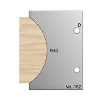 R40 Radius Profile Cutter in HSS - 162