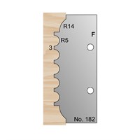 100 x 11mm Profile Cutter in HSS - 182
